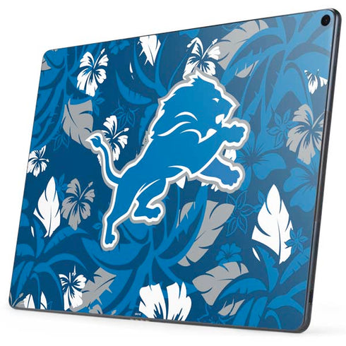 NFL Detroit Lions Tropical Print Google Pixel Slate Skin